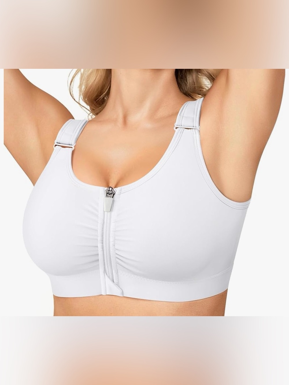 BRABIC Zip Front Closure Bra